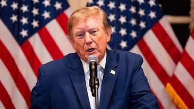 President Donald Trump on Friday waived key Russia-related US sanctions and tariffs days before they were to take effect under a law he signed last month. (Getty Images via AFP)