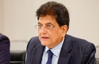 Piyush Goyal, India's Minister of Commerce and Industry during the first day of the G20 Trade Ministerial Conference in Milwaukee, Wisconsin on September 30.