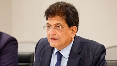 Piyush Goyal, India's Minister of Commerce and Industry during the first day of the G20 Trade Ministerial Conference in Milwaukee, Wisconsin on September 30.