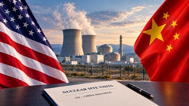 US and China are weighing reciprocal nuclear site visits as Washington is seeking safeguards against a new arms race.