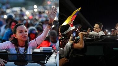 Venezuelan leader Maria Corina Machado returns after 10 months in exile.