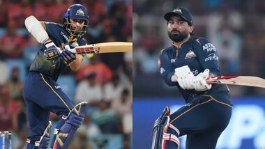 The Gujarat Titans (GT) duo of Washington Sundar (Left) and Washington Sundar (Right) could be among the players who could benefit if the Impact Player rule is scrapped from the IPL.