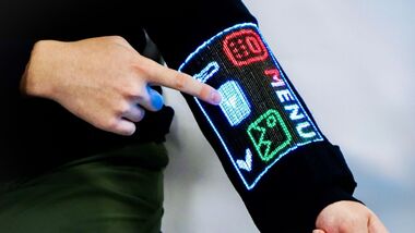 Researchers at Singapore's University developed a washable garment.
